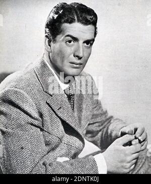 Photograph of Victor Mature (1913-1999) an American stage, film, and television actor. Stock Photo