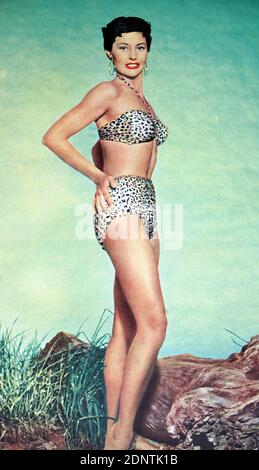 Photograph of Cyd Charisse (1922-2008) an American dancer and actress. Stock Photo