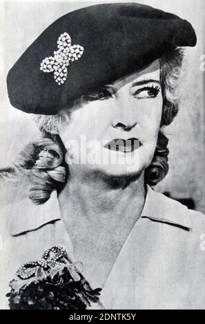 Film still of Bette Davis (1908-1989) from 'What Ever Happened to Baby Jane?'. Stock Photo