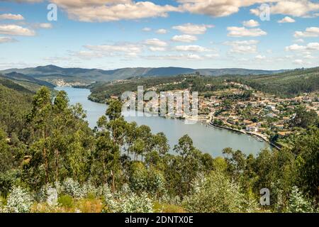 Beautiful landscapes of Douro river Valley, Porto region, Portugal Stock Photo