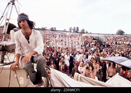 Philippe Gras / Le Pictorium -  Isle of Wight Festival -  30/08/1970  -  United Kingdom / England / Isle of Wight  -  The public during the famous Isle of Wight festival in 1970, it is estimated that between 600 and 700,000 people attended. Stock Photo