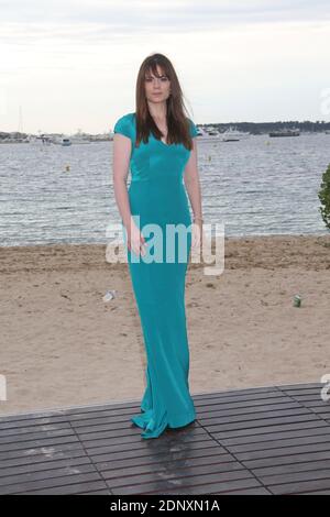Cannes, France. 18th May, 2012. Actress Hayley Atwell poses to promote the film 'Ten Things I Hate About Life' at the 65th Cannes Film Festival on the beach in Cannes, France, 18 May 2012. Credit: Hubert Boesl/dpa/Alamy Live News Stock Photo