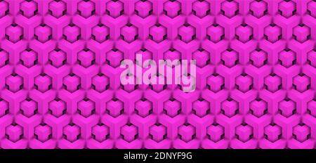 Abstract polygonal hexagonal seamless pattern background Stock Photo