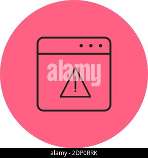 Isolated window computers tecnology online red logo - Vector Stock Vector