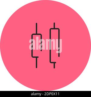 Isolated program computers tecnology online red logo- Vector Stock Vector