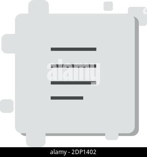 align vector icon modern simple vector illustration Stock Vector