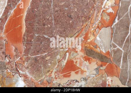 Variegated stone in gray, white and brown colors texture background Stock Photo