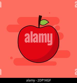 Apple back to school picture icon - Vector Stock Vector