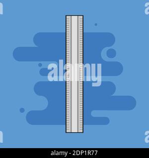 Ruler back to school picture icon - Vector Stock Vector