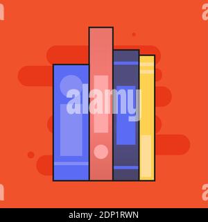 book back to school picture icon - Vector Stock Vector