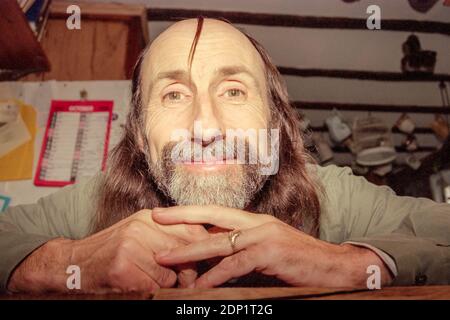 Former pop star Arthur Brown, at home in Lewes Stock Photo