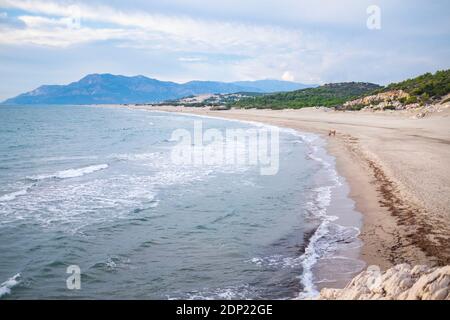 Patara beach in Southern Turkey. Stock Photo