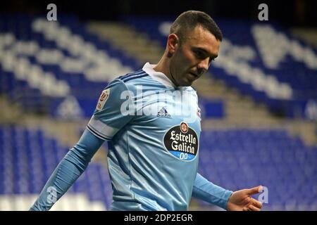 Oviedo, Spain. 17th Dec, 2020. Oviedo, SPAIN: The player of RC Celta de Vigo, Iago Aspas (10) during the First Round of the Copa de SM El Rey 2020-21 between UD Llanera and RC Celta de Vigo with victory for the visitors by 0-5 at the Nuevo Carlos Tartiere Stadium in Oviedo, Spain on December 17, 2020. (Photo by Alberto Brevers/Pacific Press) Credit: Pacific Press Media Production Corp./Alamy Live News Stock Photo