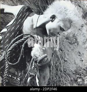 billy idol whiplash smile 12 - Vintage Vinyl Record Cover02 Stock Photo