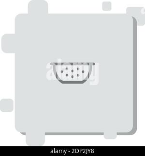 strainer vector icon modern simple vector illustration Stock Vector