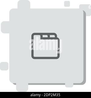 tabs vector icon modern simple vector illustration Stock Vector