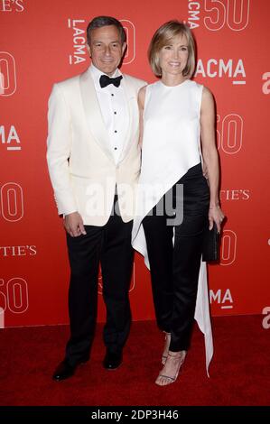 Bob Iger and Willow Bay arrive at LACMA's 50th Anniversary Gala at LACMA in Los Angeles, CA, USA on April 18, 2015. Photo by Lionel Hahn/ABACAPRESS.COM Stock Photo