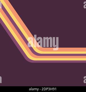 An abstract retro striped background image. Stock Vector