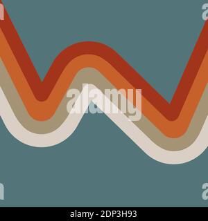 An abstract retro striped background image. Stock Vector