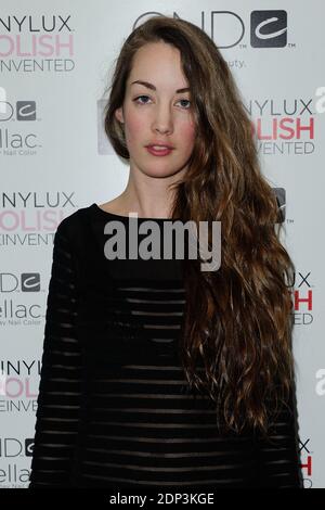 Exclusive. Actress Juliette Besson (daughter of Luc Besson and Anne Parillaud) attending the CND nail polish launch party in Paris, France on April 25, 2015. Photo by Aurore Marechal/ABACAPRESS.COM Stock Photo