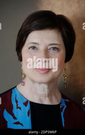 Italian actress Isabella Rossellini participates in the Kering Talks 'Women in Motion' as part of the 68th Cannes Film Festival, at Hotel Martinez in Cannes, France on May 14, 2015. Photo by Alban Wyters/ABACAPRESS.COM Stock Photo