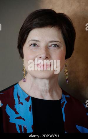 Italian actress Isabella Rossellini participates in the Kering Talks 'Women in Motion' as part of the 68th Cannes Film Festival, at Hotel Martinez in Cannes, France on May 14, 2015. Photo by Alban Wyters/ABACAPRESS.COM Stock Photo