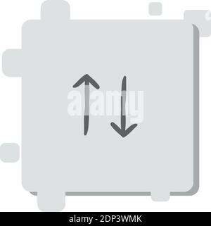 sort vector icon modern simple vector illustration Stock Vector