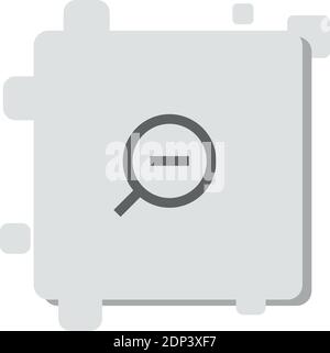 zoom out vector icon modern simple vector illustration Stock Vector