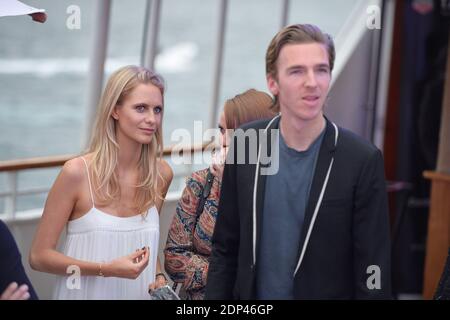 James Cook and Poppy Delevingne attend a Tag Heuer party during the 2015 Formula One Grand Prix of Monaco at the Monte Carlo circuit in Monaco, on May 23, 2014. Photo by Nicolas Gouhier/ABACAPRESS.COM Stock Photo