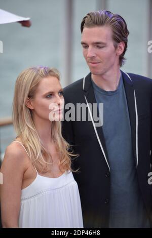 James Cook and Poppy Delevingne attend a Tag Heuer party during the 2015 Formula One Grand Prix of Monaco at the Monte Carlo circuit in Monaco, on May 23, 2014. Photo by Nicolas Gouhier/ABACAPRESS.COM Stock Photo