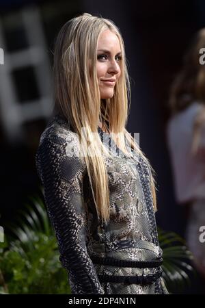 Lindsey Vonn attends the Universal Pictures Jurassic World premiere at the Dolby Theatre on June 9, 2015 in Los Angeles, CA, USA. Photo by Lionel Hahn/ABACAPRESS.COM Stock Photo