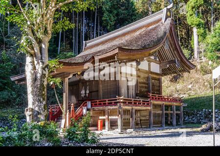 Hiyoshi Taisha, also known as Hiei Taisha, Shinto Shrine in Otsu, Shiga, Japan, at the foot of Mount Hiei Stock Photo