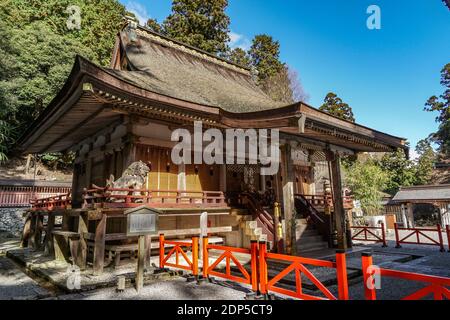 Hiyoshi Taisha, also known as Hiei Taisha, Shinto Shrine in Otsu, Shiga, Japan, at the foot of Mount Hiei Stock Photo