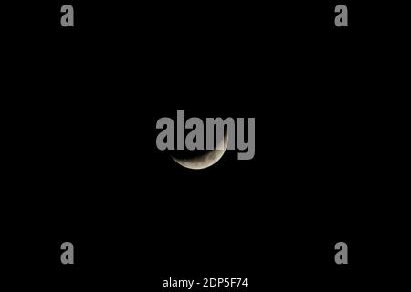 A Crescent Moon Stock Photo