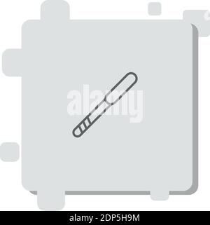 tonsils tester vector icon modern simple vector illustration Stock Vector