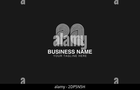 PQ P Q initial based modern minimal creative logo vector template image. Line art finger print logo Stock Vector