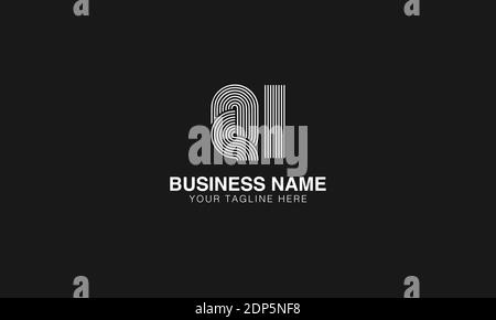 QI Q I initial based modern minimal creative logo vector template image. Line art finger print logo Stock Vector