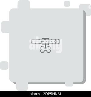 collar vector icon modern simple vector illustration Stock Vector