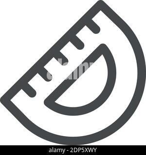 protactor vector icon modern simple vector illustration Stock Vector