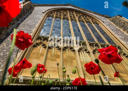 Cromer Parish Church of St Peter and St Paul on a summer day, Cromer, Norfolk, England, United Kingdom, Europe Stock Photo