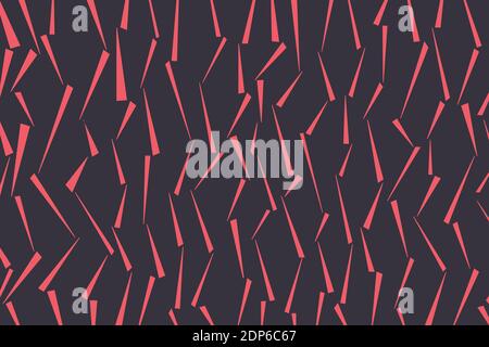 Abstract background pattern made with triangular geometric shapes. Simple, modern and dynamic vector art in red and purple colors. Stock Photo