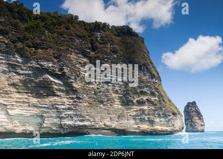 Nusa Barong is a nature reserve in Jember district, one of the destination areas for fishing Stock Photo