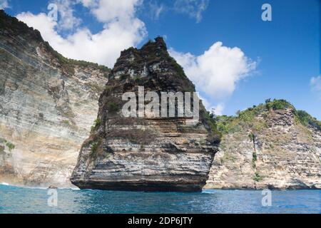 Nusa Barong is a nature reserve in Jember district, one of the destination areas for fishing Stock Photo