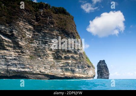 Nusa Barong is a nature reserve in Jember district, one of the destination areas for fishing Stock Photo