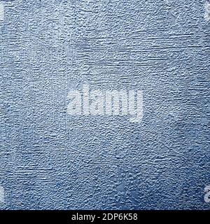 Blue ceramic tile for wall and floor decoration. Concrete stone surface background. Solid stucco texture for interior design project and backdrop Stock Photo