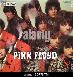 pink floyd piper france 134151 - Vintage Vinyl Record Cover Stock Photo