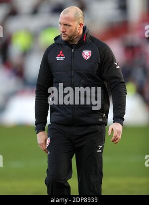 Gloucester head coach George Skivington before the EPCR Challenge Cup ...