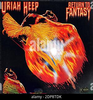 URIAH HEEP Return To Fantasy Gatefold 05 - Vintage Vinyl Record