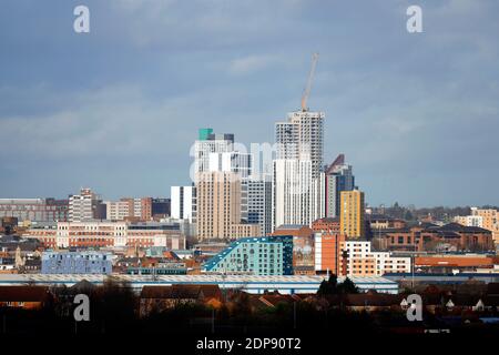 The cluster of buildings in Leeds is Arena Village student ...