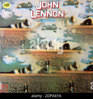 John Lennon - Mind Games  - Vintage vinyl album cover Stock Photo